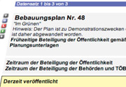 Demoseite Administration Planungsbeteiligung